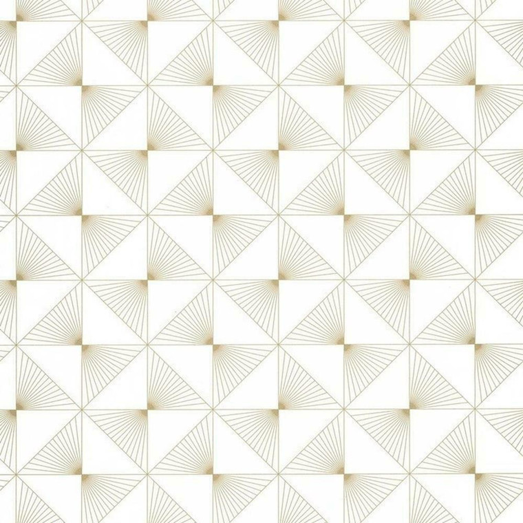 100130020 - Spaces Geometric Lines Shapes Yellow Casadeco Wallpaper