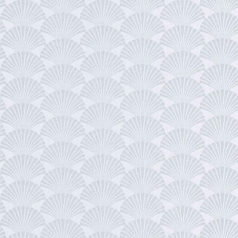 100490198 - Scarlett Golden Fans Grey Casadeco Wallpaper