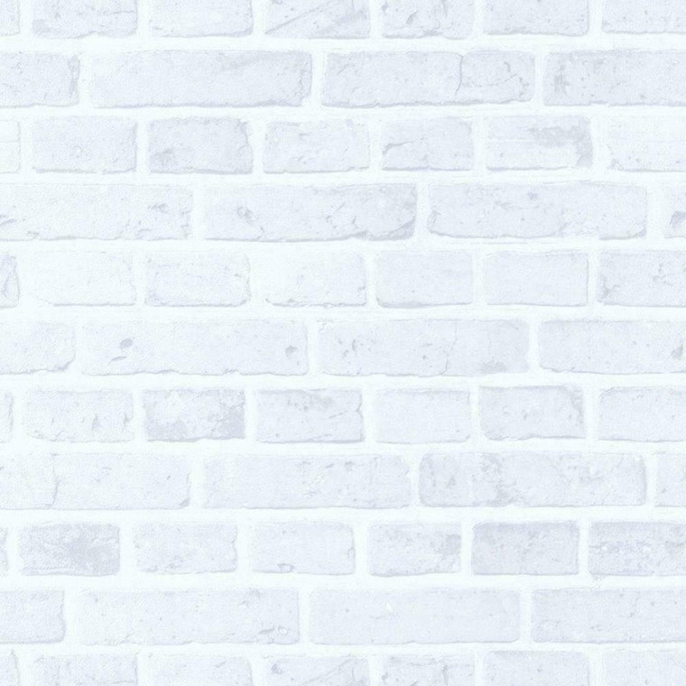 100680008 - Bistrot D Alice Rustic Bricks White Casadeco Wallpaper