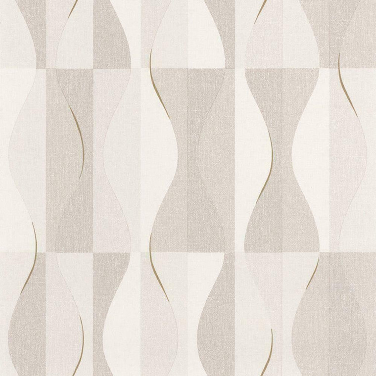 101381212 - Moove Decorative Tile Beige Casadeco Wallpaper