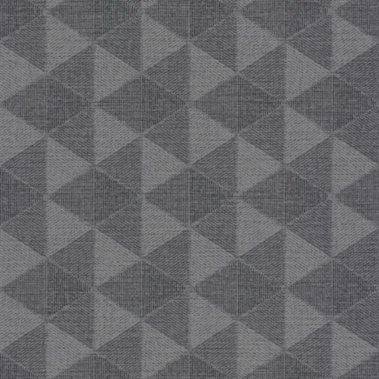 69919106 - Acapulco Stripes Triangles Geometric Black Casadeco Wallpaper