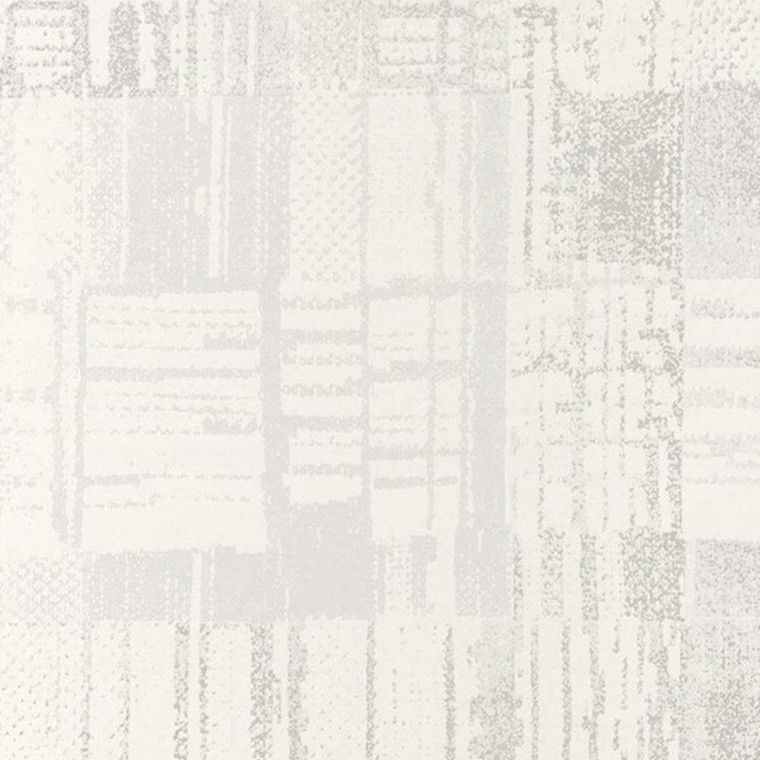 81709126 - Ohio Textured Plaid Grey Casadeco Wallpaper