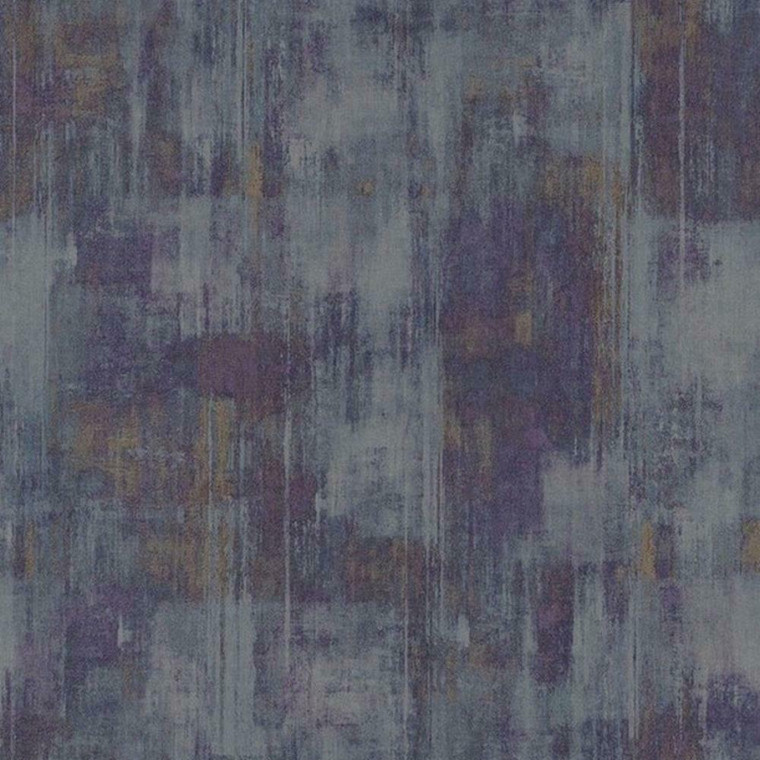 82715484 - Nuances Plain Textured Patinated Purple Casadeco Wallpaper
