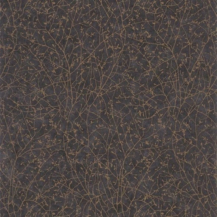 83779505 - Natura Thin Branches Black Casadeco Wallpaper