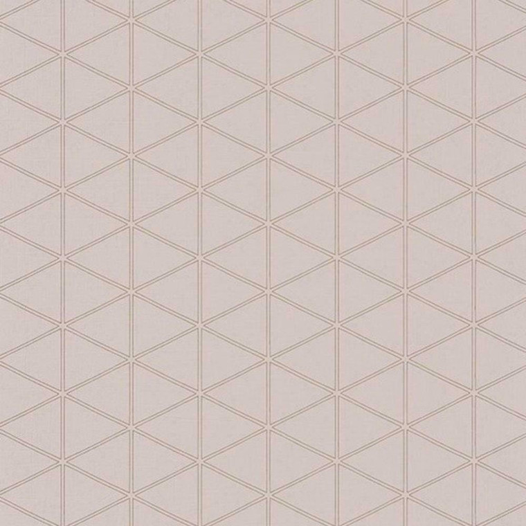 84174126 - Nova Geometric Triangles Brown Casadeco Wallpaper