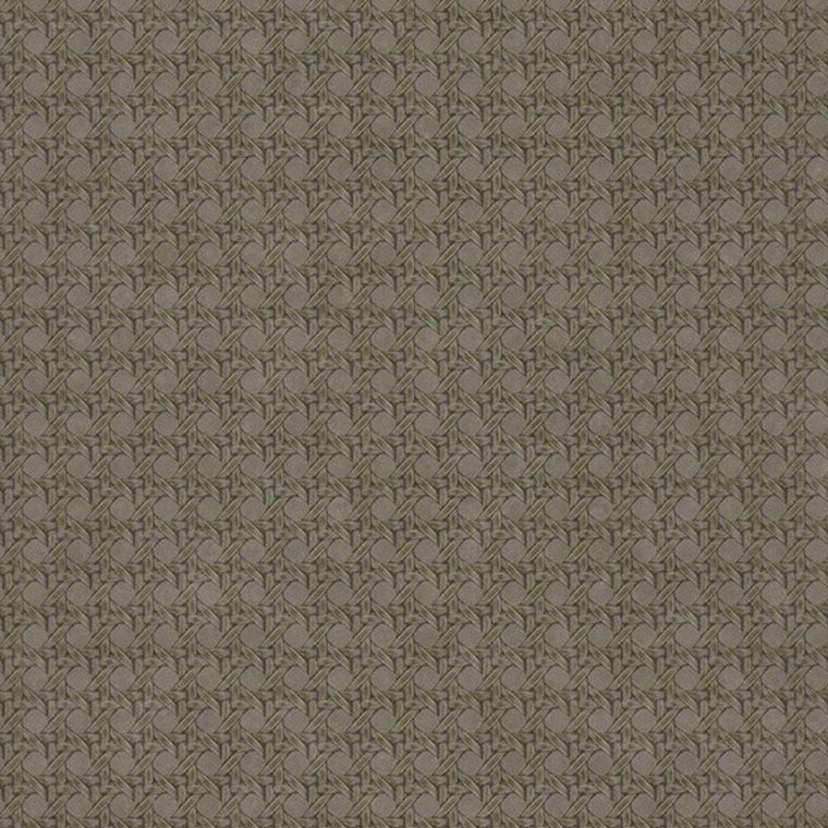 84347545 - Cuba Geometric Basketweave Green Casadeco Wallpaper