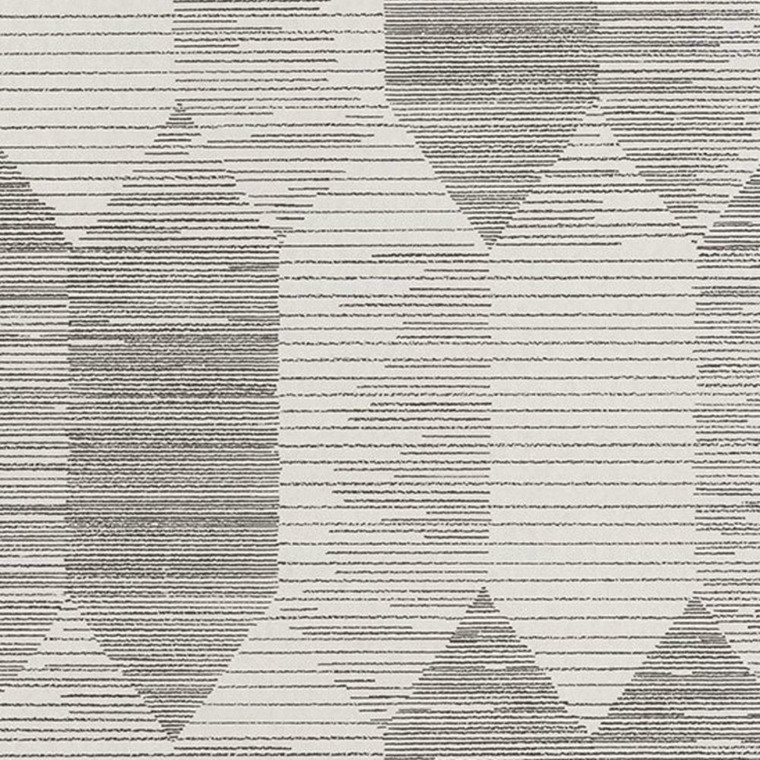 84409202 - Nangara Geometric Hexagon Lines Black Casadeco Wallpaper