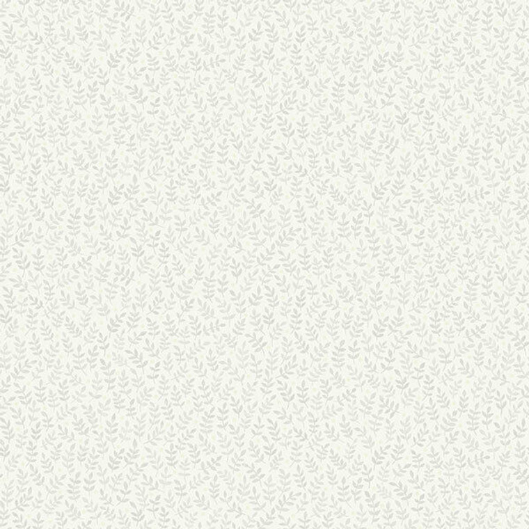 27018 - Morgongava Small Leaves White Galerie Wallpaper
