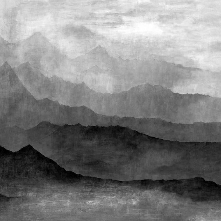 Galerie G78421 - Atmosphere Misty Mountains Grey Misty Mountains Galerie Mural Wallpaper roll - luxury design for UK feature walls