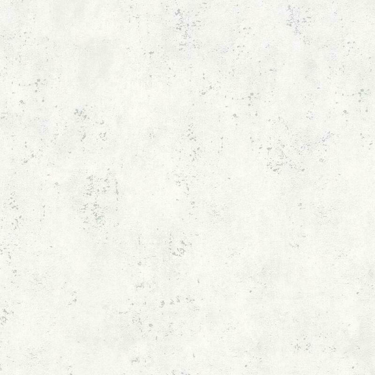 32612 - City Glam Industrial Plain White Silver Galerie Wallpaper