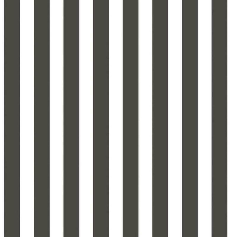 Galerie G78399 - Tiny Tots 2 Regency Stripe Black Galerie Wallpaper roll - luxury design for UK feature walls