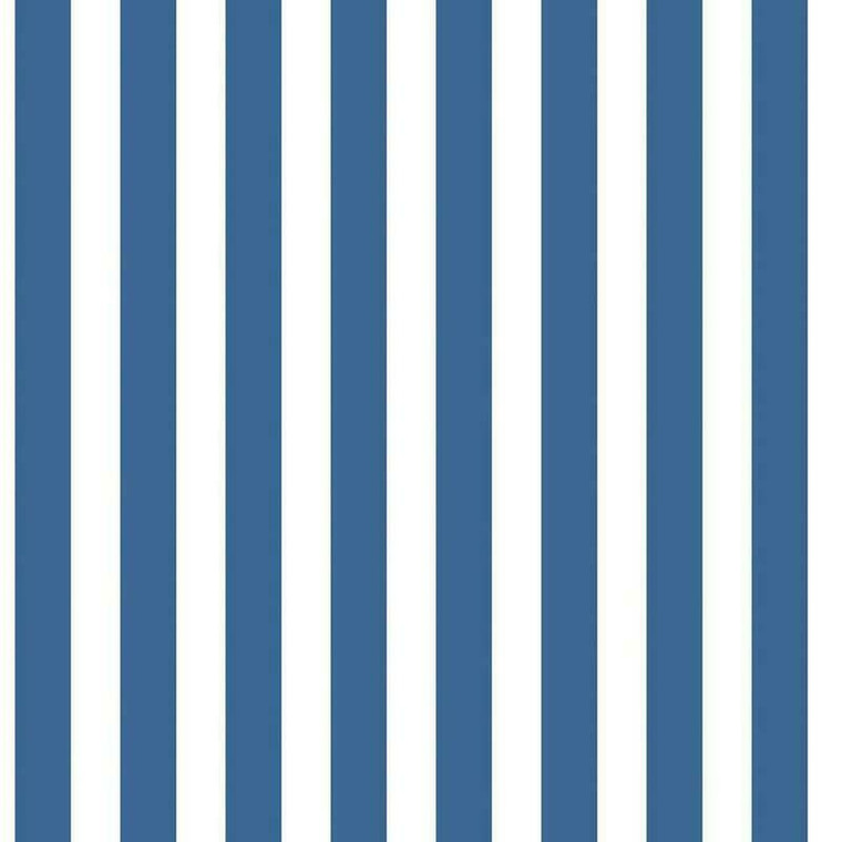 Galerie G78400 - Tiny Tots 2 Regency Stripe Cobalt Blue Galerie Wallpaper roll - luxury design for UK feature walls
