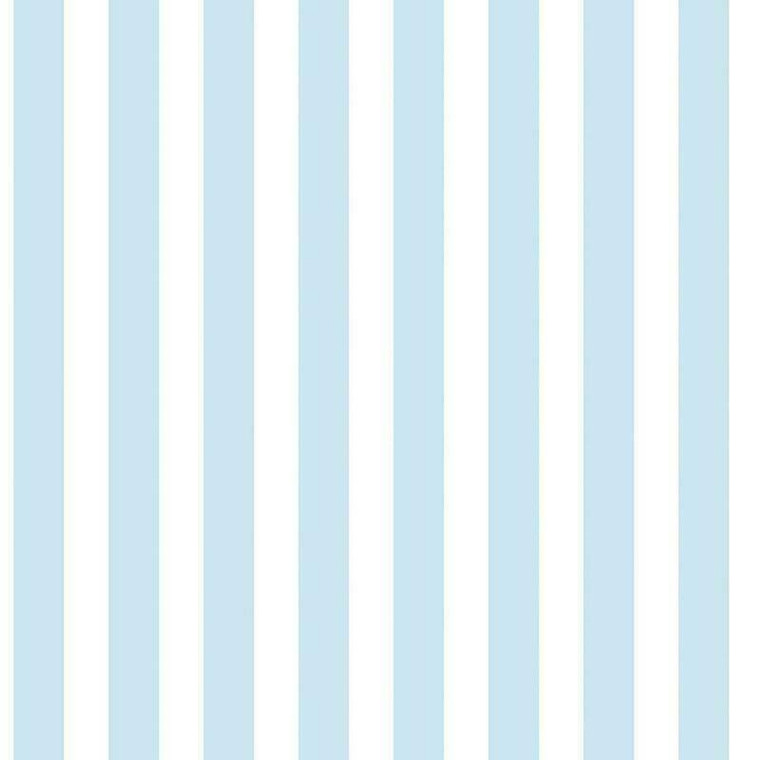 G78405 - Tiny Tots 2 Regency Stripe Sky Blue Galerie Wallpaper