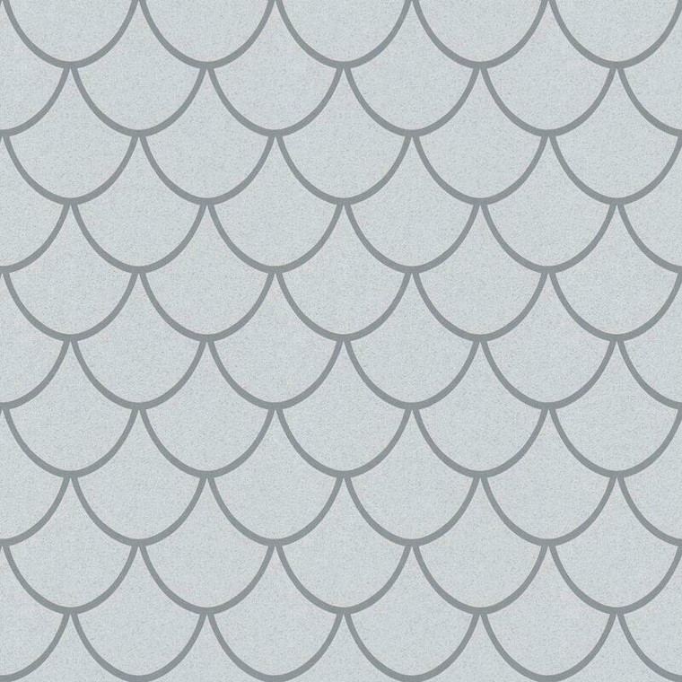 Galerie 32722 - City Glam Geometric Arch Silver Grey Galerie Wallpaper roll - luxury design for UK feature walls