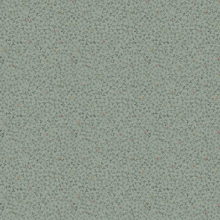 Galerie 28013 - Apelviken2 Clover Leaves Green Galerie Wallpaper roll - luxury design for UK feature walls