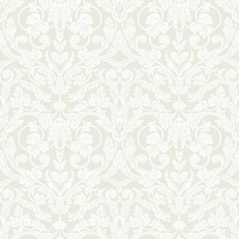 Galerie 14005 - Ekbacka Regal Leaves Scrolls Beige Galerie Wallpaper roll - luxury design for UK feature walls