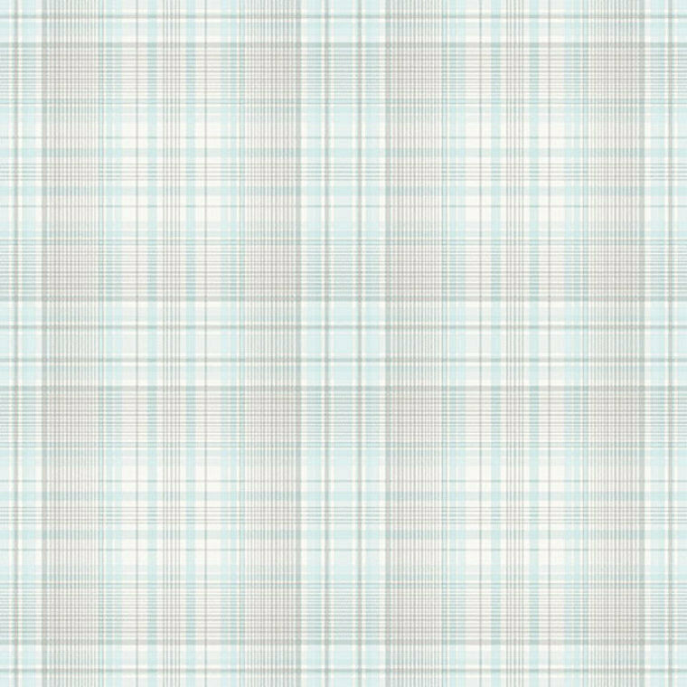 Galerie AF37720 - Abby Rose 4 Check Plaid Turquoise Grey Galerie Wallpaper roll - luxury design for UK feature walls
