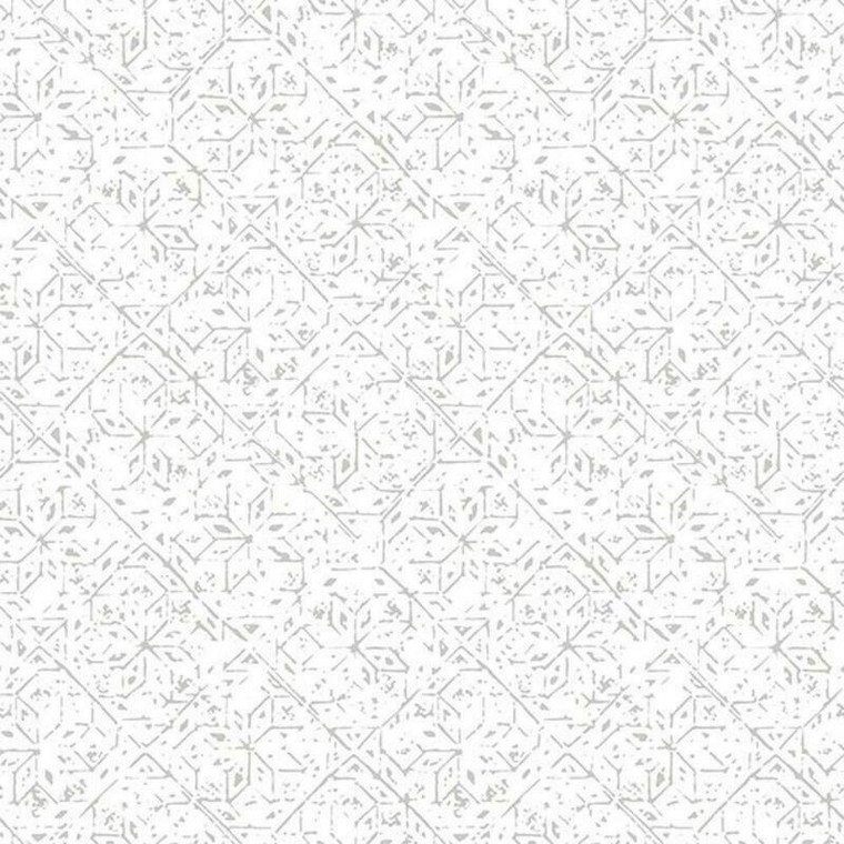 Galerie G78336 - Bazaar Geometric Tile Light Grey Galerie Wallpaper roll - luxury design for UK feature walls
