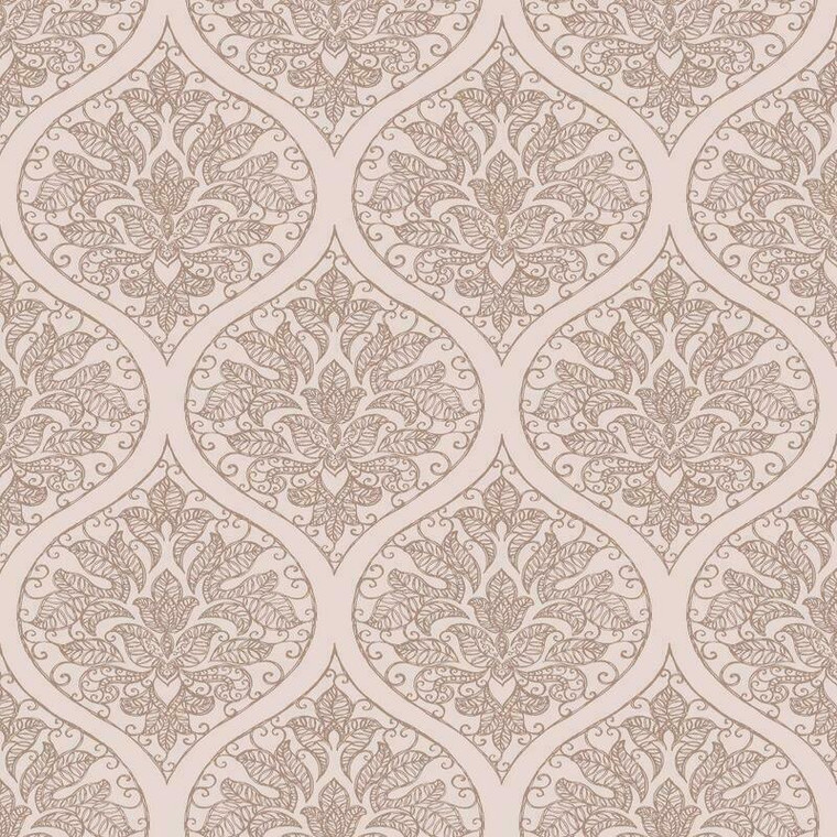 7007 - Emporium Henna Trellis Pink Galerie Wallpaper