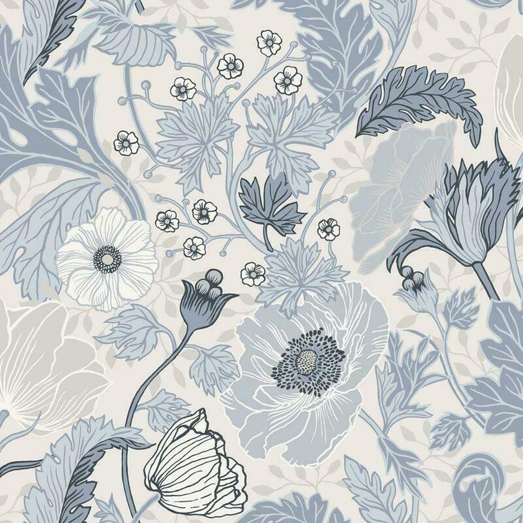 44101 - Apelviken2 Floral White Galerie Wallpaper