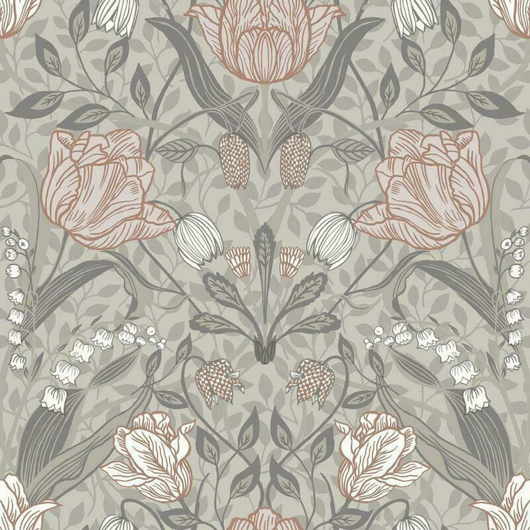 44105 - Apelviken2 Floral Tulips Beige Galerie Wallpaper