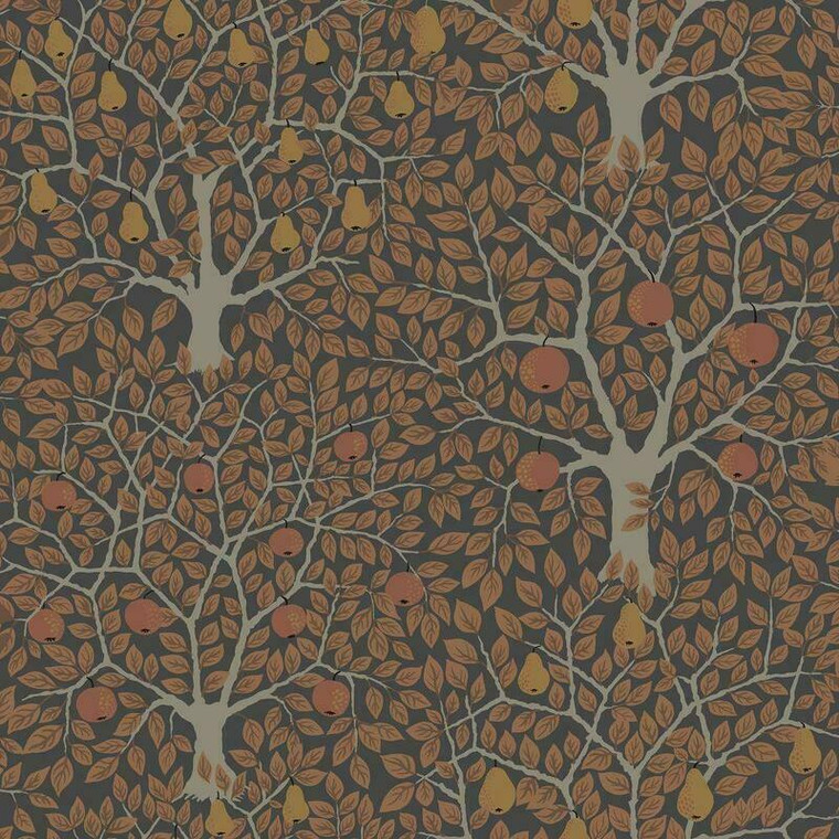 44109 - Apelviken2 Apples and Pears Chocolate Galerie Wallpaper