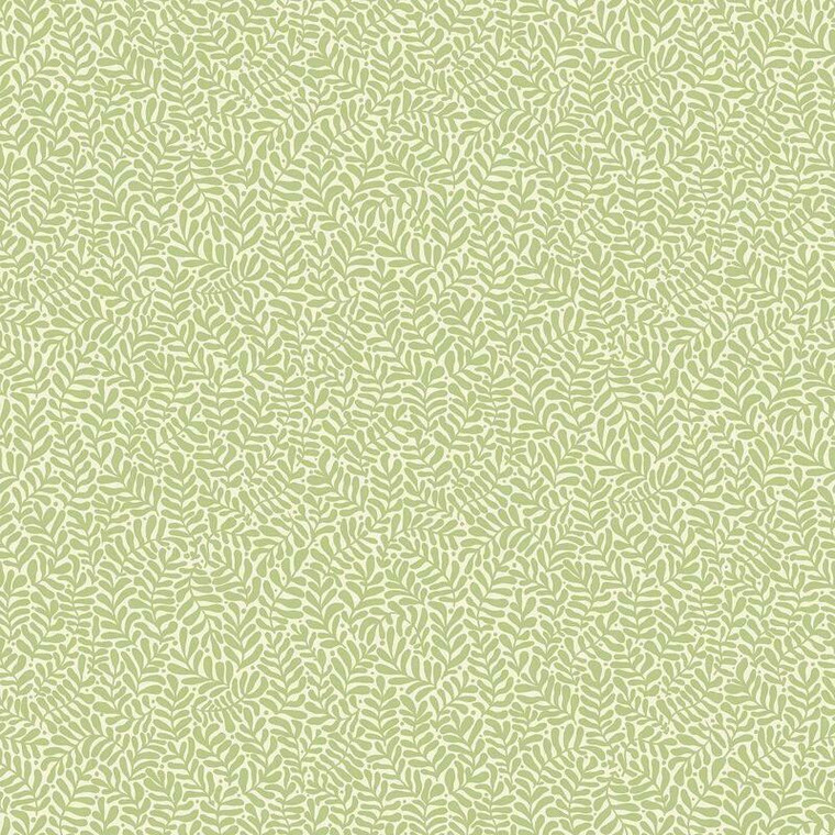 S55001 - Sommarang Leaf Design Light Green Galerie Wallpaper
