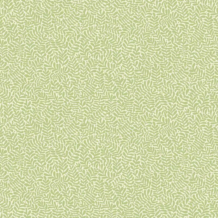 Galerie S55001 - Sommarang Leaf Design Light Green Galerie Wallpaper roll - luxury design for UK feature walls