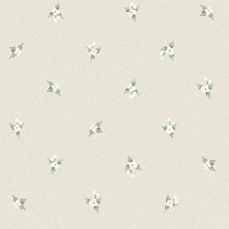 Galerie AF37748 - Abby Rose 4 Laurel Spotted Turquoise Beige Plum Galerie Wallpaper roll - luxury design for UK feature walls
