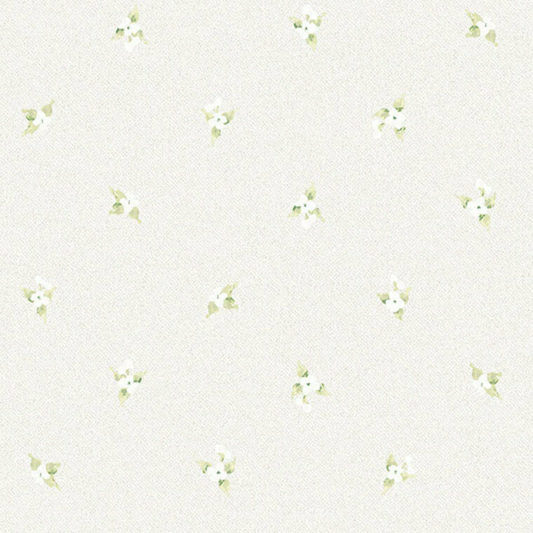 Galerie AF37749 - Abby Rose 4 Laurel Spotted Green Light Grey Galerie Wallpaper roll - luxury design for UK feature walls