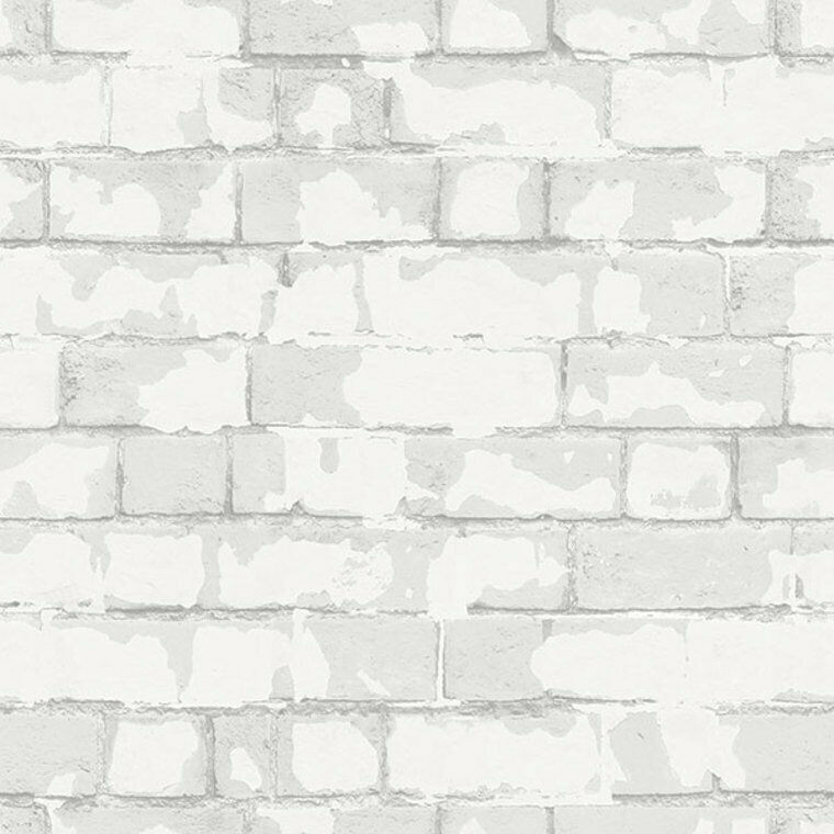 G56212 - Nostalgie Brick wall Silver Grey Galerie Wallpaper