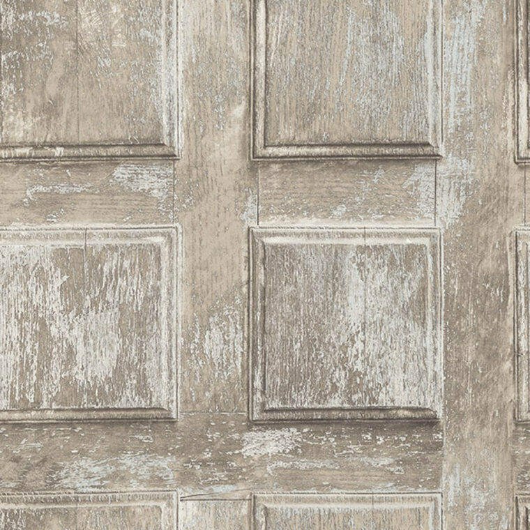 G56563 - Nostalgie Door Panelling Beige Galerie Wallpaper