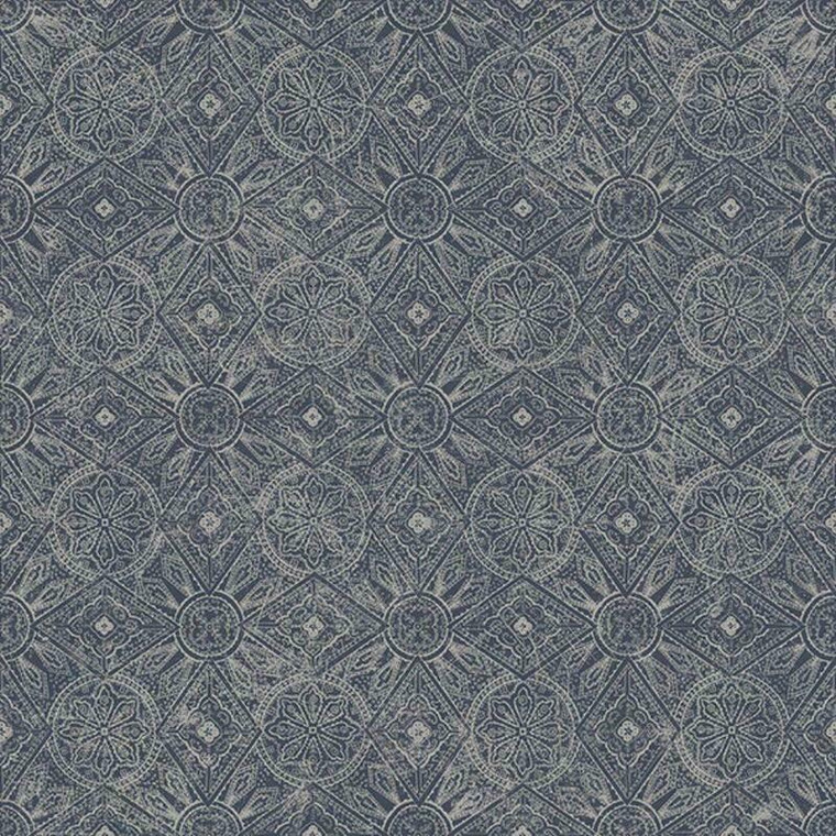 Galerie G78317 - Bazaar Moroccan Paisley Navy Galerie Wallpaper roll - luxury design for UK feature walls