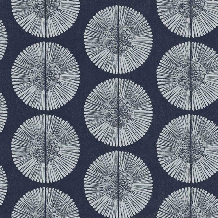 G78333 - Bazaar Trible Circles Navy, white Galerie Wallpaper