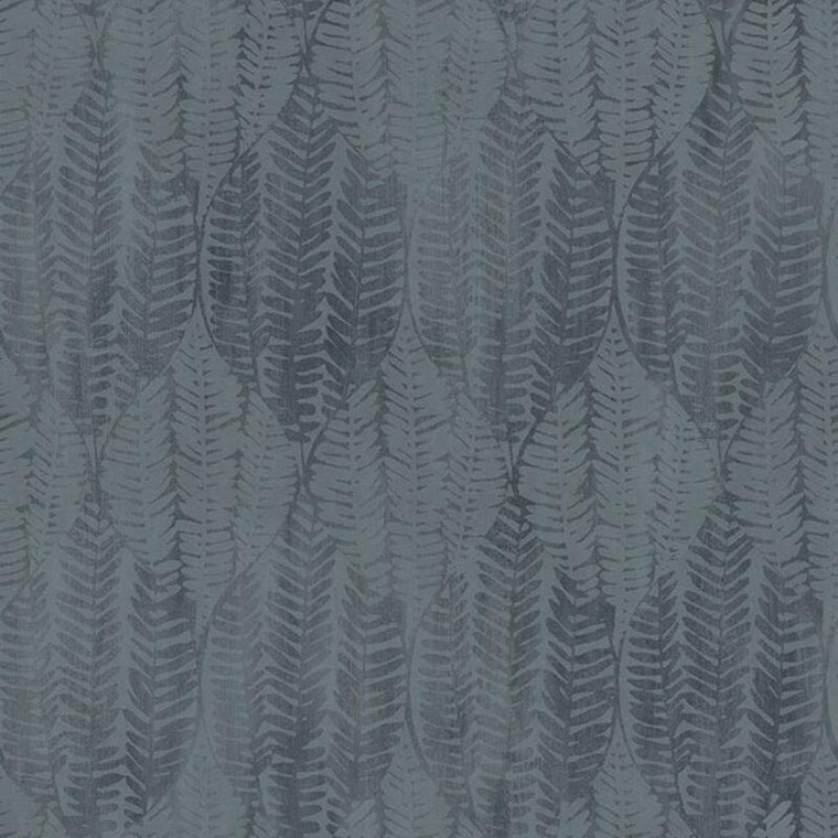 Galerie G78339 - Bazaar Wasabi Leaves Dark Teal Galerie Wallpaper roll - luxury design for UK feature walls
