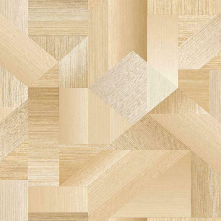 G56628 - TexStyle Geometric Shape Shifter Ochres, Gold Galerie Wallpaper