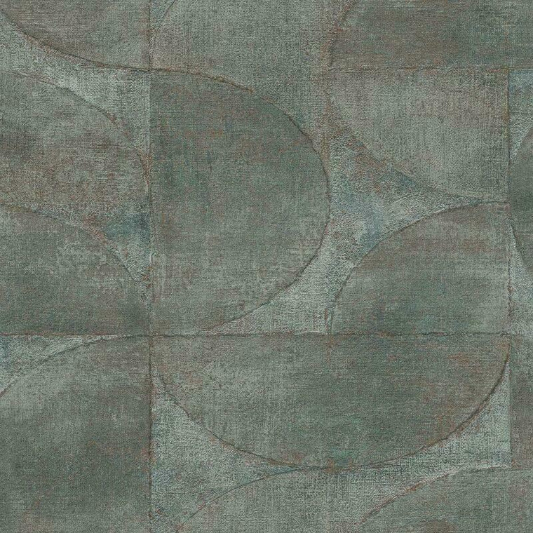 32823 - Perfecto2 Rustic Circle Grey Galerie Wallpaper