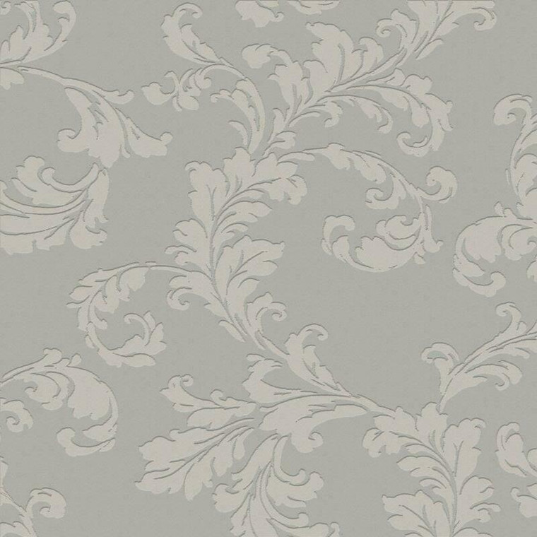 DWP0250-03 - Emporium Acanthus trail Grey Galerie Wallpaper