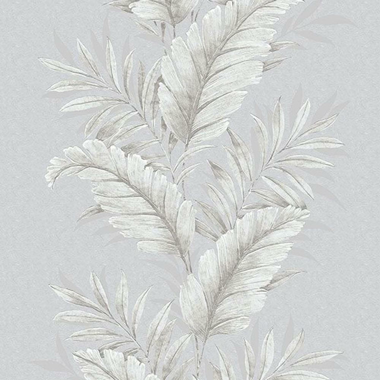 G67648 - Palazzo Foliage Grey Galerie Wallpaper