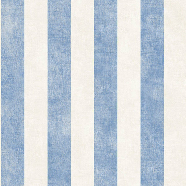 SD36158 - Stripes & Damasks Blue Cream Stripes Galerie Wallpaper