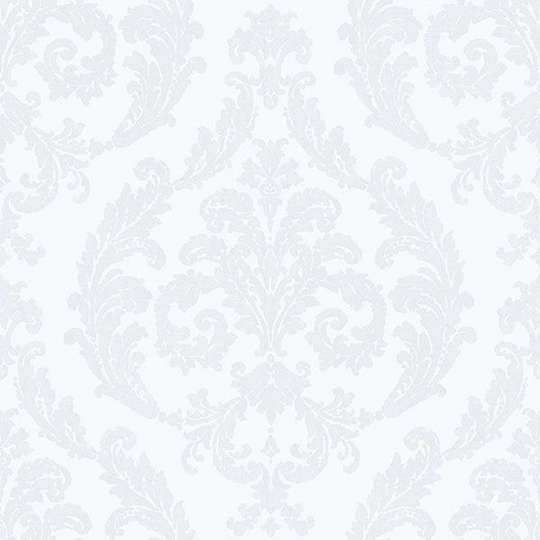 G67606 - Palazzo Damask Blue White Galerie Wallpaper