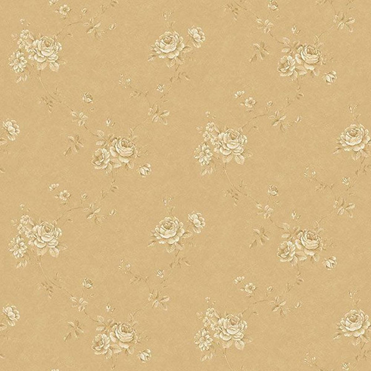 G67633 - Palazzo Floral Trail Gold Galerie Wallpaper