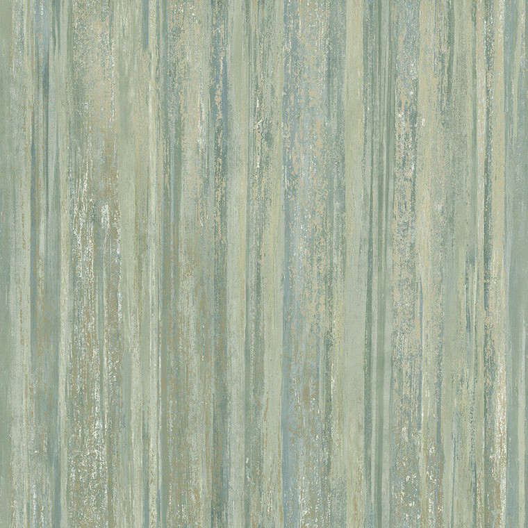 36202 - Patagonia Distressed Vertical Stripe Duckegg Holden Wallpaper