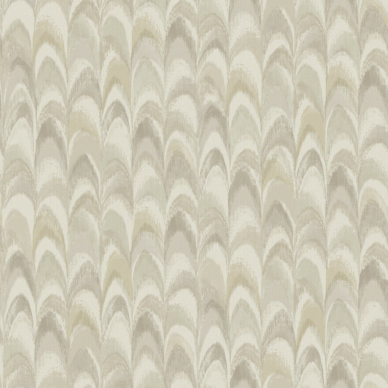 36133 - Patagonia Peacock Feather Design Beige Cream Holden Wallpaper