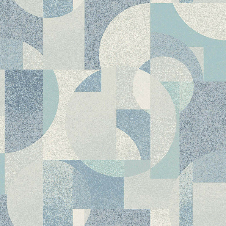 65852 - Alchemy Textured Abstract Retro Blue Holden Wallpaper