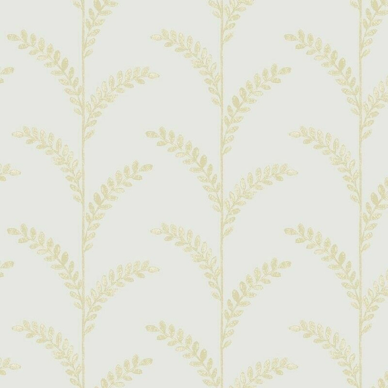 NH50503 - Stonyhurst Leaf Stems Gold SJ Dixons Wallpaper