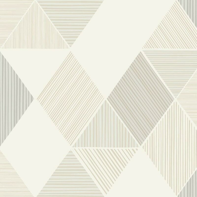 NH50807 - Stonyhurst Geometric Latte SJ Dixons Wallpaper