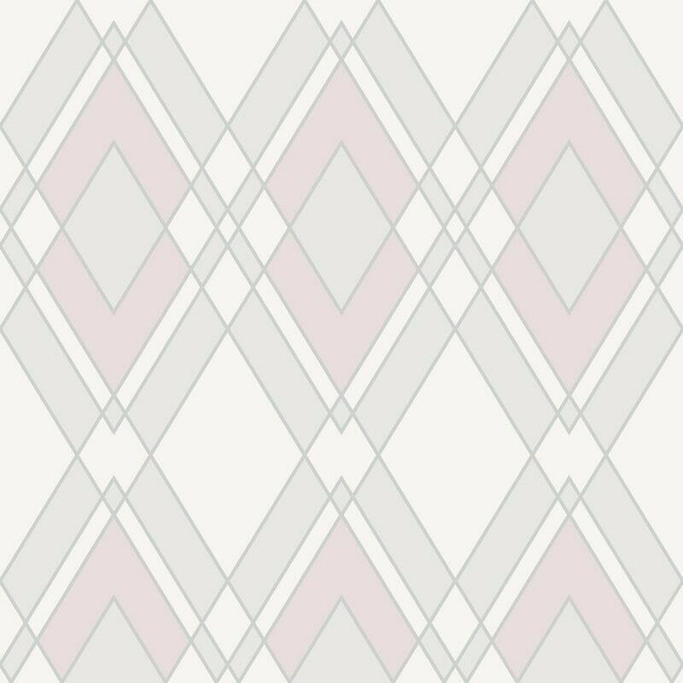 NH51101 - Stonyhurst Geometric Pink SJ Dixons Wallpaper