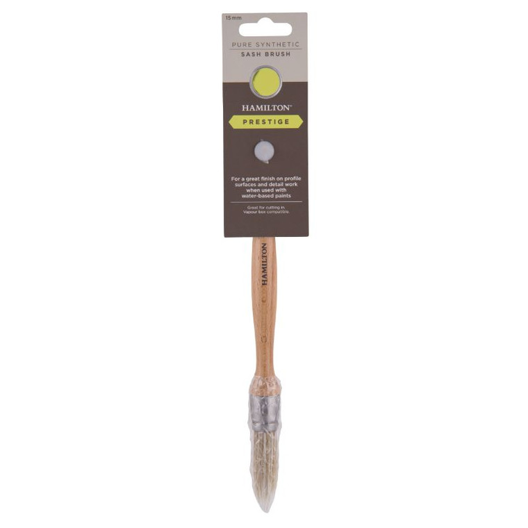 15mm Hamilton Prestige Synthetic Bristle Sash Paint Brush (23134-015)