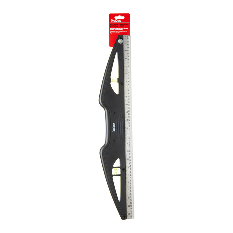 ProDec 24" Trimming Straight Edge with Measurements and Level